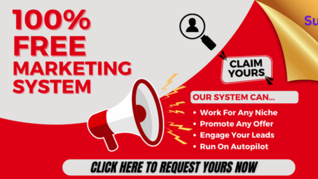 100% free marketing system
