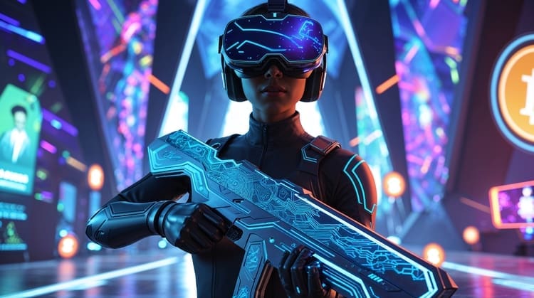 Crypto gaming visual