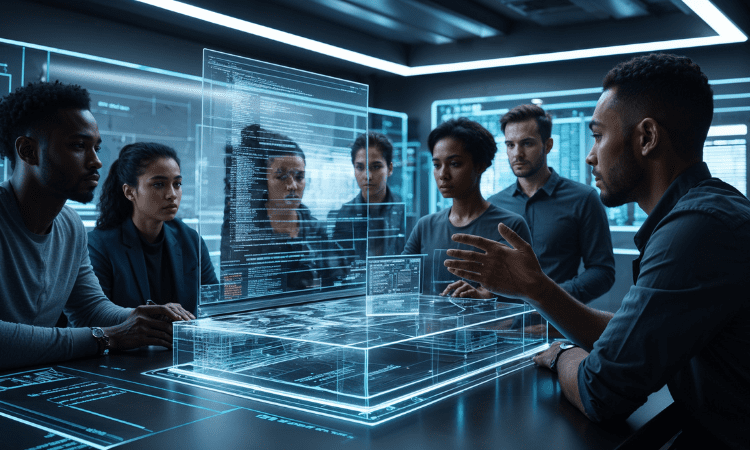 Decentralized model development environment.