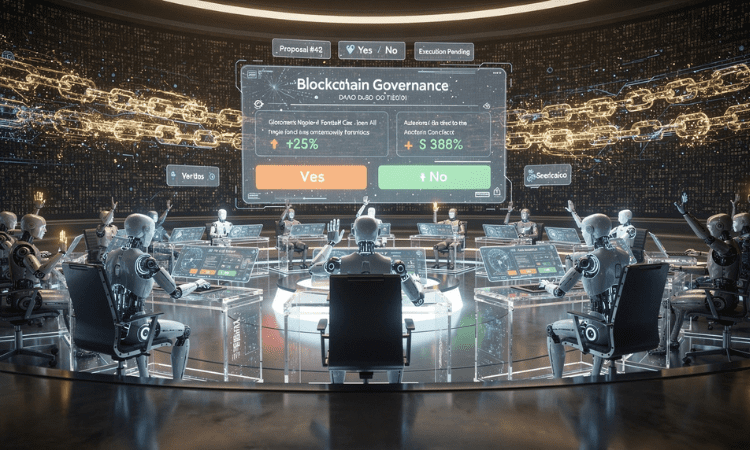 crypto AI agents managing DAO governance.