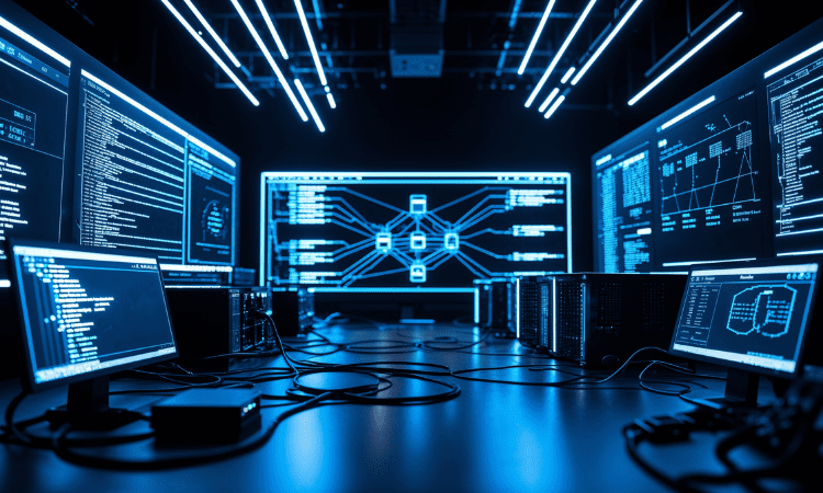 Blockchain scalability solutions enhanced through automated coordination.