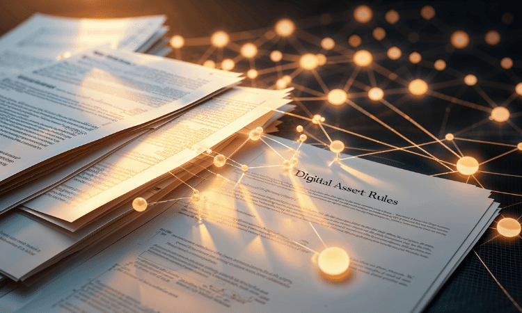 Crypto legislation defining legal boundaries for digital assets.