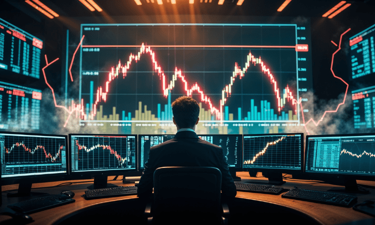 Liquidity shock revealing fragility in crypto market liquidity.
