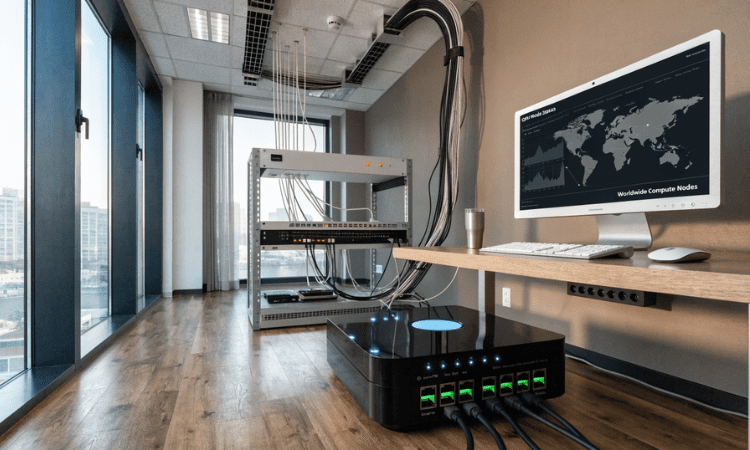 AI compute crypto networking and latency optimization for decentralized systems
