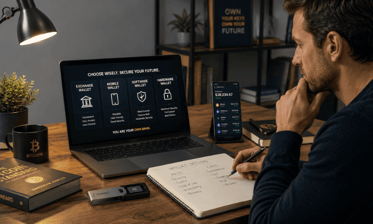crypto self-custody decision for beginner investors